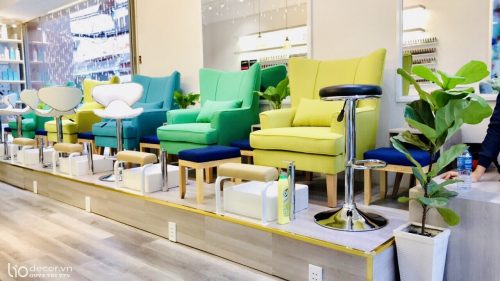 Honey nail spa: Thi công nội thât tiệm nail cao cấp tại Gò Vấp