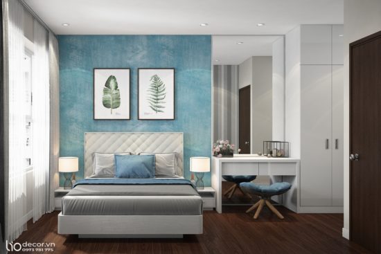 Lio Decor- Thiết kế nội thất chung cư 2 phòng ngủ Sunrise Riverside 6 %lio decor%