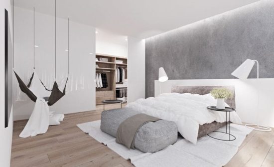 Phòng ngủ chung cư hiện đại