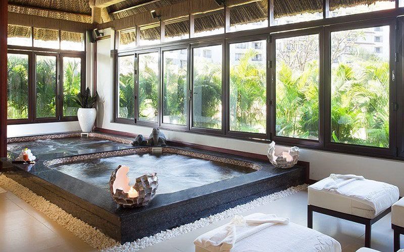 Phòng spa dịch vụ chung ngập tràn ánh sáng thiên nhiên