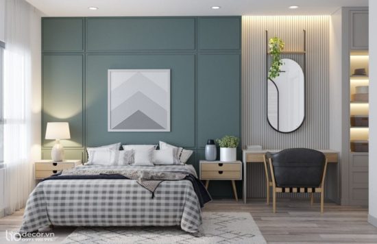 Mẫu phòng ngủ mang phong cách hiện đại