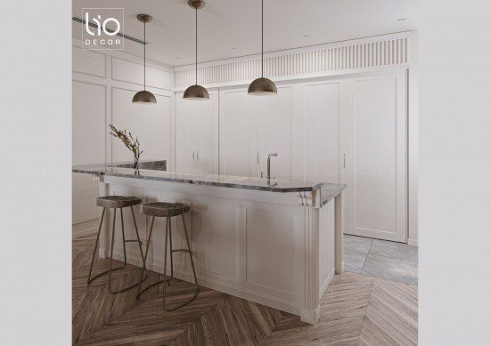 Thiết kế nội thất nhà phố phong cách tân cổ điển - Green Star Quận 7 Lio Decor 9 %lio decor%