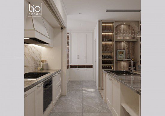 Thiết kế nội thất nhà phố phong cách tân cổ điển - Green Star Quận 7 Lio Decor 11 %lio decor%