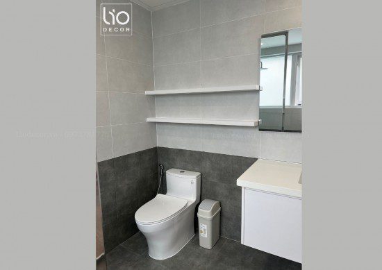 Thi công cải tạo nội thất căn hộ 3 phòng ngủ Happy Valley phong cách tối giản - phòng ngủ 11 %lio decor%