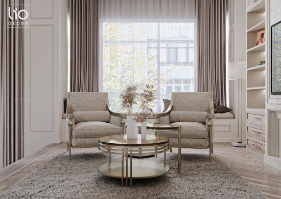 Thiết kế nội thất nhà phố phong cách tân cổ điển - Green Star Quận 7 Lio Decor 3 %lio decor%
