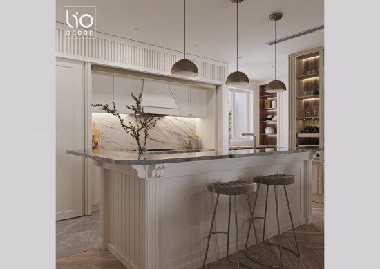 Thiết kế nội thất nhà phố phong cách tân cổ điển - Green Star Quận 7 Lio Decor 7 %lio decor%
