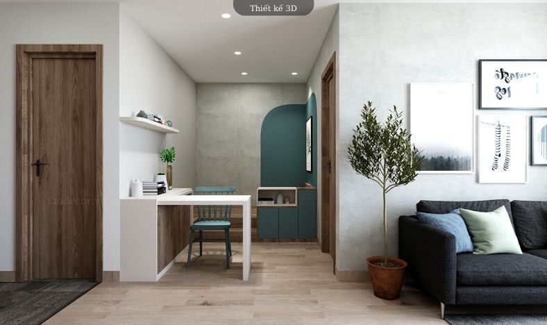 so sánh thiết kế thi công căn hộ vinhomes grand park 1 phòng ngủ + 7