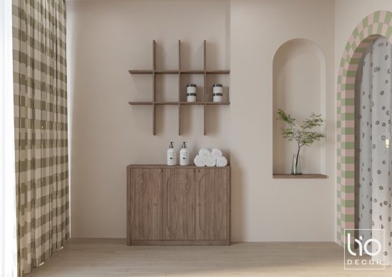 Thiết kế tiệm nail style Hàn Quốc xinh xinh %lio decor%