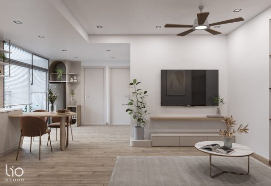 Nội thất căn hộ Paris Hoàng Kim thiết kế theo phong cách hiện đại tối giản - Thiết kế đơn giản nhưng sáng tạo độc đáo. 4 %lio decor%