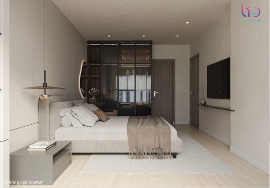 Căn hộ westgate- thiết kế phòng ngủ master hiện đại Luxury V2