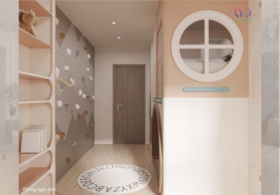 Căn hộ westgate- thiết kế phòng bé gái giường tầng V4