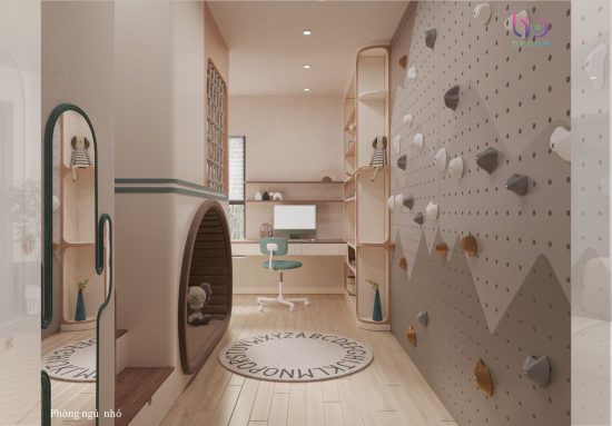 Căn hộ westgate- thiết kế phòng bé gái giường tầng V7