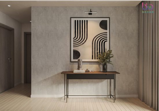 Căn hộ west gate 3 phòng ngủ- Thiết kế phòng khách +bếp v4