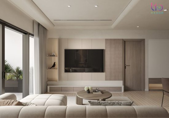 Căn hộ west gate 3 phòng ngủ- Thiết kế phòng khách +bếp v7