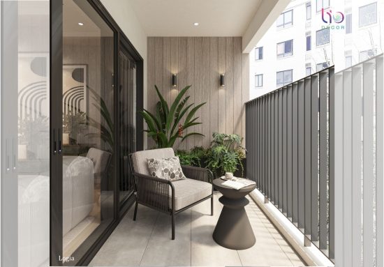 Căn hộ 3 phòng ngủ westgate - thiết kế toilet và ban công