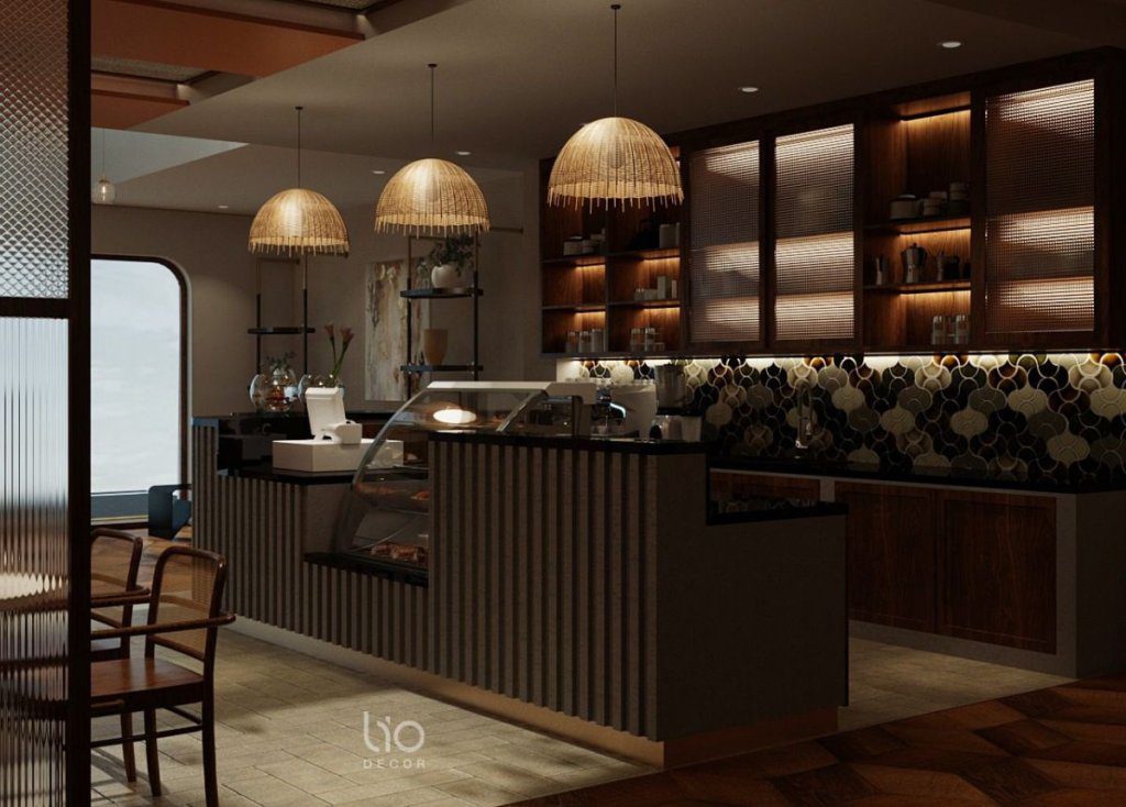 Thiết kế thi công nội thất cafe Lio Decor - Thiết kế thi công nội thất cafe