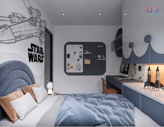 Căn hộ westgate 3 phòng ngủ - thiết kế phòng ngủ bé trai v3