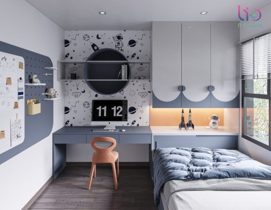 Căn hộ westgate 3 phòng ngủ - thiết kế phòng ngủ bé trai v1