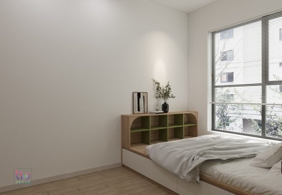 Căn hộ westgate 2 phòng ngủ + thiết kế phòng ngủ tông xanh v4