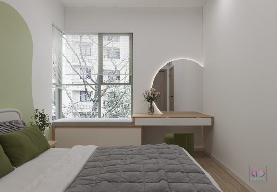 Căn hộ westgate 2 phòng ngủ + thiết kế phòng ngủ master có máy chiếu v3