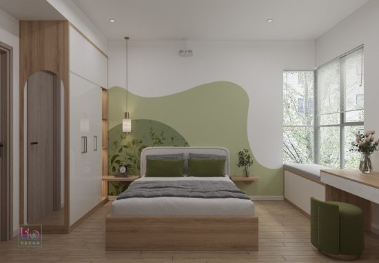 Căn hộ westgate 2 phòng ngủ + thiết kế phòng ngủ master có máy chiếu v2