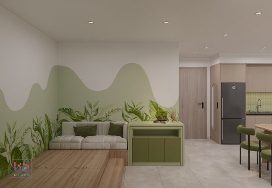 Căn hộ westgate 2 phòng ngủ + thiết kế phòng khách và bếp, phòng đa năng v9