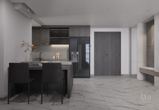 THIẾT KẾ CHUNG CƯ 75 M2 - M7 MIDTOWN PHÚ MỸ HƯNG- BAN AN THONG MINH V2