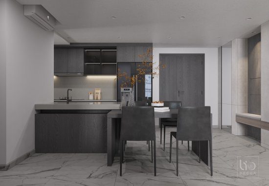 THIẾT KẾ CHUNG CƯ 75 M2 - M7 MIDTOWN PHÚ MỸ HƯNG- BAN AN THONG MINH V3
