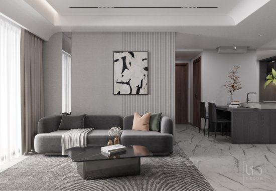 THIẾT KẾ CHUNG CƯ 75 M2 - M7 MIDTOWN PHÚ MỸ HƯNG- PHONG KHACH V3