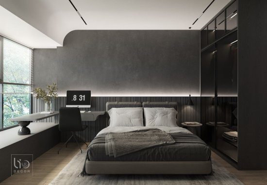 THIẾT KẾ CHUNG CƯ 75 M2 - M7 MIDTOWN PHÚ MỸ HƯNG- PHÒNG NGỦ MASTER