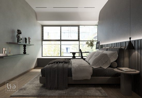 THIẾT KẾ CHUNG CƯ 75 M2 - M7 MIDTOWN PHÚ MỸ HƯNG- PHÒNG NGỦ MASTER V2