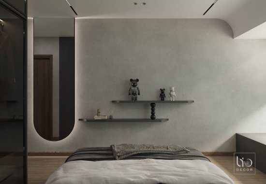 THIẾT KẾ CHUNG CƯ 75 M2 - M7 MIDTOWN PHÚ MỸ HƯNG- PHÒNG NGỦ MASTER V4