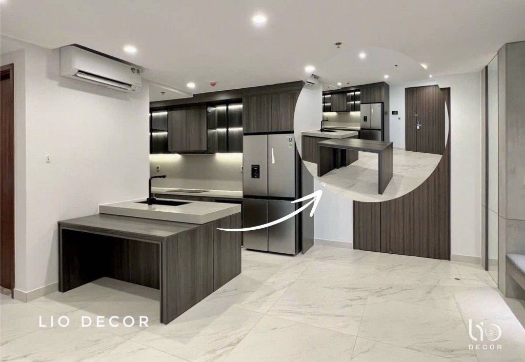 Thiết kế thông minh: Tối ưu hóa không gian lưu trữ trong thiết kế căn hộ The Antonia %lio decor%