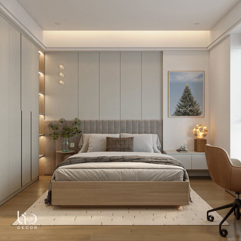 Phòng ngủ phụ/ phòng cho khách: Sự tiện nghi trong từng chi tiết %lio decor%