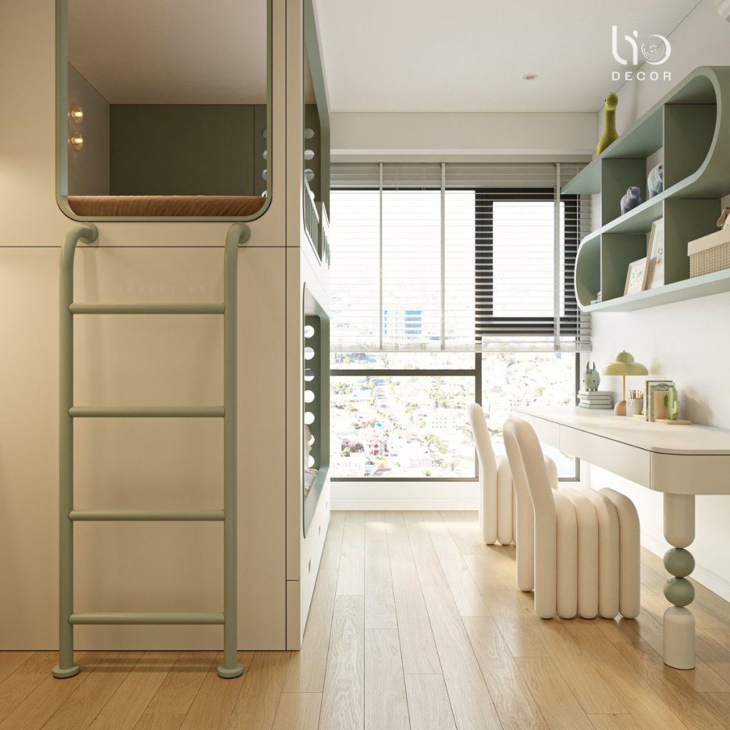 Phòng ngủ cho trẻ em - sáng tạo và an toàn %lio decor%